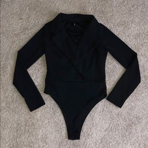 Super cute blazer bodysuit size M fashion nova